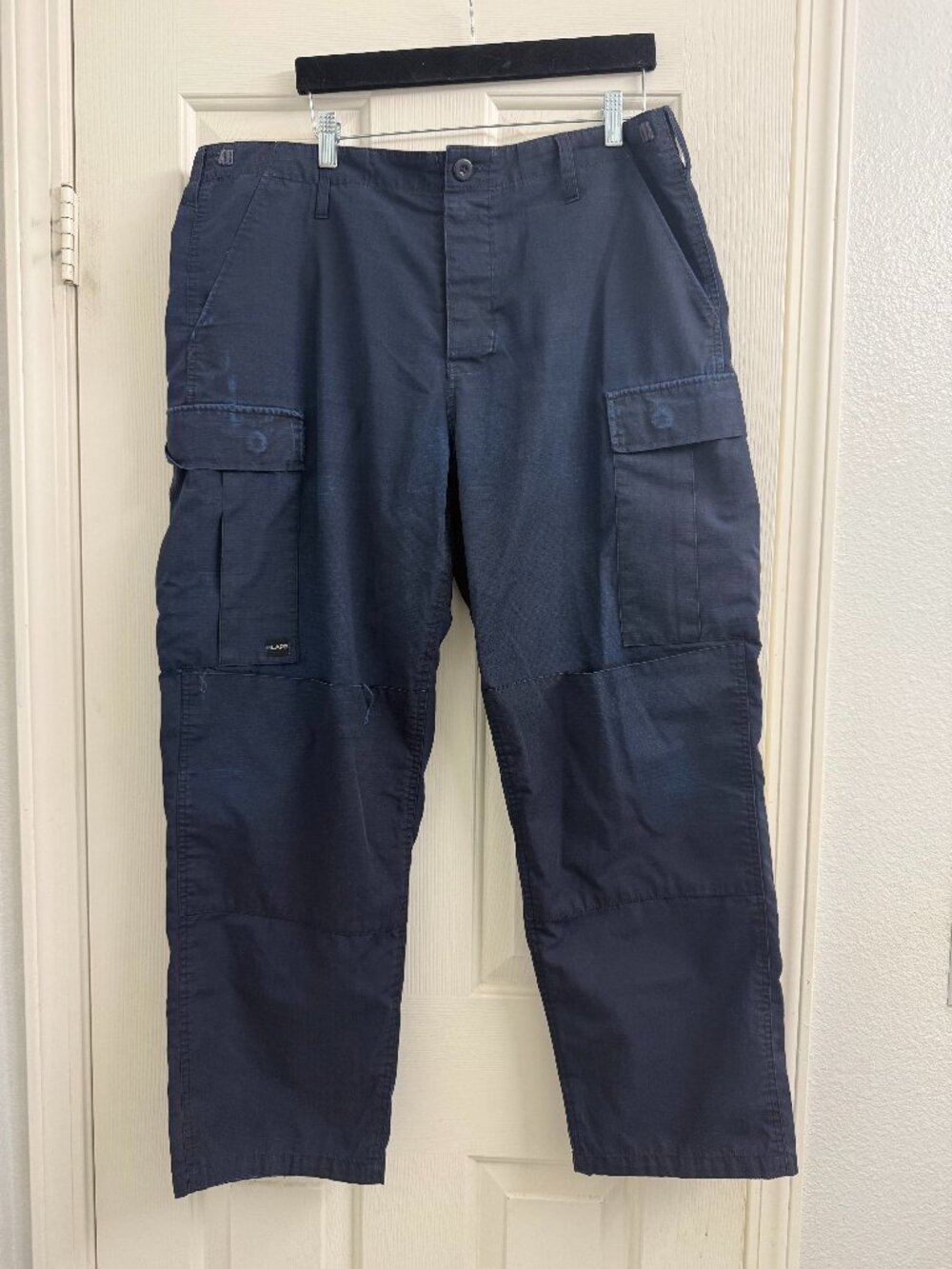 LAPG Burnham's Tactical Cargo Pants Ripstop Navy Blue XL